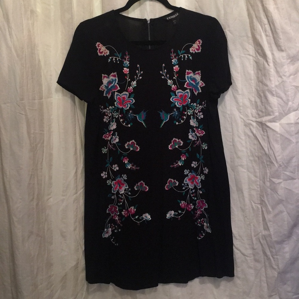 SOLD….thanks! Woven embroidery front dress